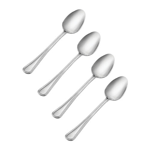 Teaspoon Set Silver Stainless Steel Flatware Silver