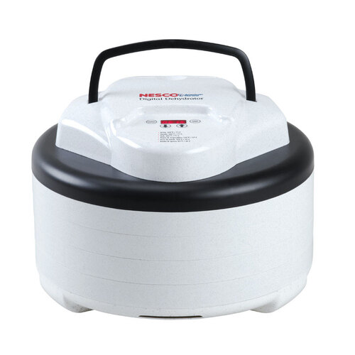 Digital Top Mounted Dehydrator White Speckled Gray 7.3 qt White