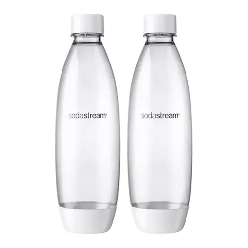 SodaStream 1741211010 Carbonator Bottle Clear 1 L Clear Pair