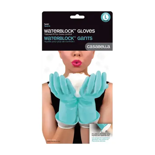 Gloves WaterBlock Unisex Indoor/Outdoor Cleaning Blue L Blue