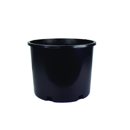 Nursery Container 14.5" H X 12.75" D Plastic Black Black