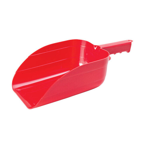 Feed Scoop Plastic Red 5 pt Red