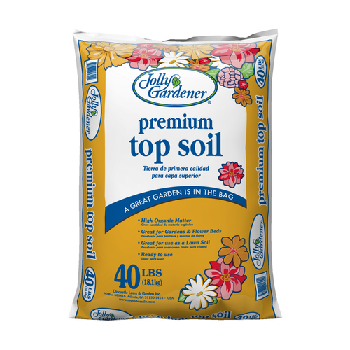 Top Soil Premium Organic Flower and Vegetable 40 lb - pack of 65