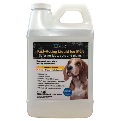 Branch Creek 426115 Ice Melt Entry Blended Pet Friendly Liquid 0.5 gal