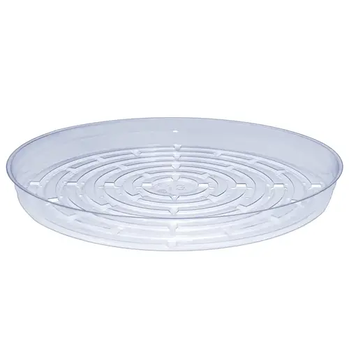 Plant Saucer Everspring 3.25" H X 13" D Vinyl Clear Clear