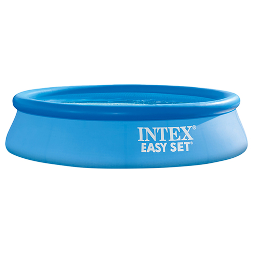 Intex 28106EH Above Ground Pool Easy Set 513 gal Round Plastic 24" H X 8 ft. D Blue