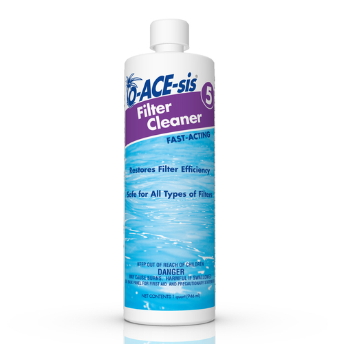 O-ACE-sis TF075001012OAC-XCP12 Filter Cleaner Fast Acting Liquid 1 qt - pack of 12