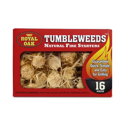 Fire Starter Tumbleweeds Paraffin 16 pk - pack of 12