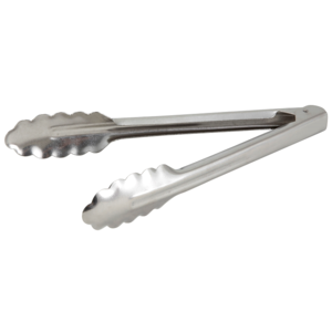 Winco UT-9, 9-Inch Heavyweight Utility Tong, Stainless Steel