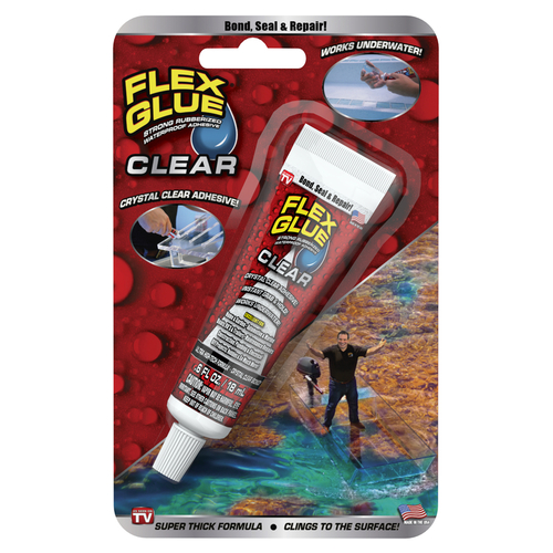 FLEX SEAL Family of Products GFSCLRMINI-8 Waterproof Adhesive FLEX GLUE MINI Rubber Glue Clear