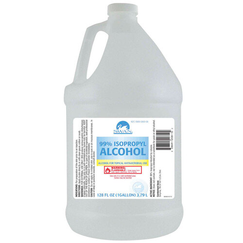 Isopropyl Rubbing Alcohol, 1 gal, Liquid - pack of 4