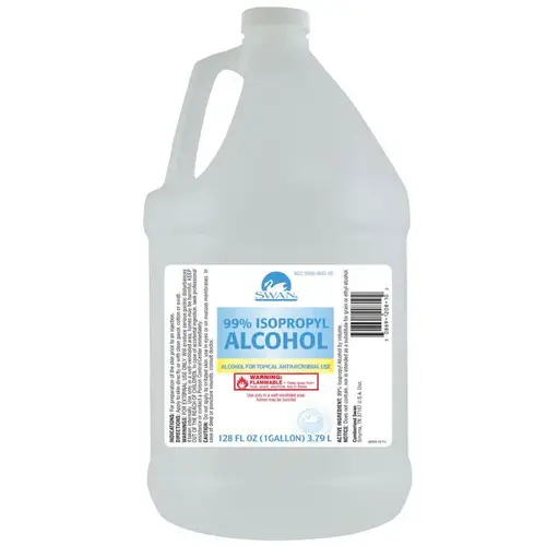 Swan S13304V Isopropyl Rubbing Alcohol, 1 gal, Liquid Clear