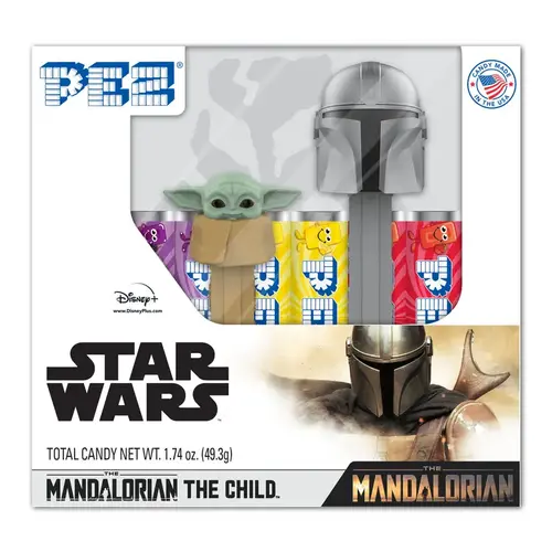 Candy and Dispenser Star Wars Mandalorian Non Chocolate 1.74 oz Pair