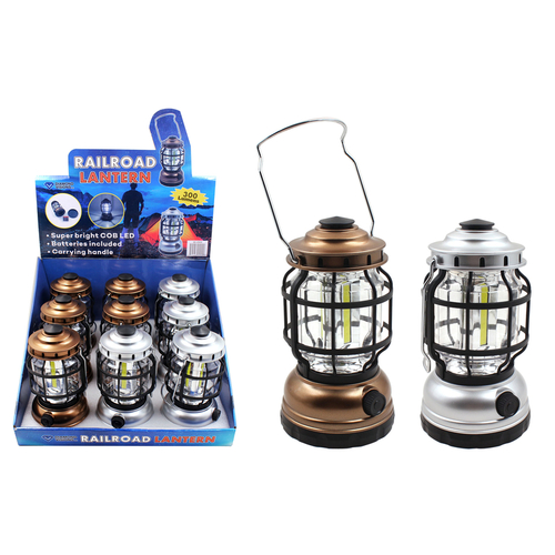Railroad Lantern 300 lm Assorted LED Assorted - pack of 9