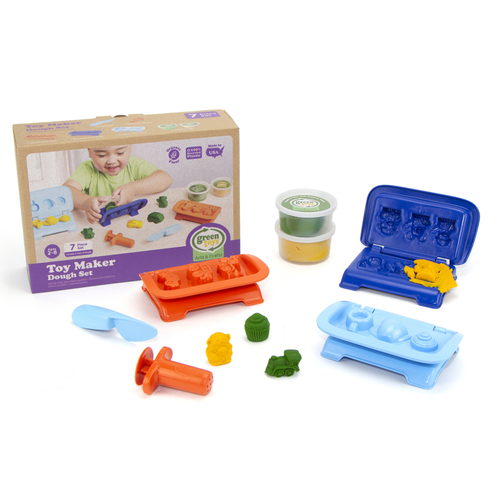 Green Toys DTM1-1301 Toy Maker Dough Set 7 pc