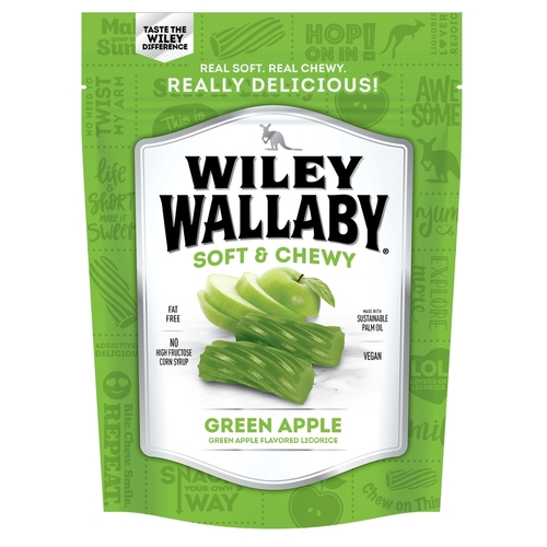 Wiley Wallaby 120102 Licorice Australian Style Gourmet Green Apple 10 oz