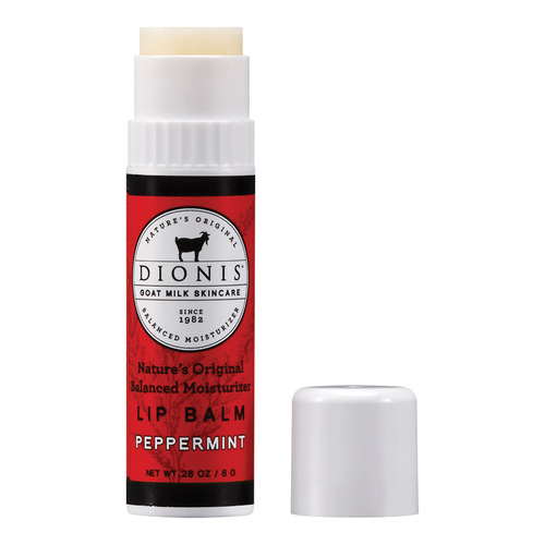 Dionis Z52995-6-XCP6 Lip Balm Goat Milk Peppermint Scent 0.28 oz - pack of 6