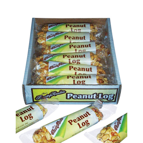 Peanut Log Roll Homestyle Candies 3 oz - pack of 12