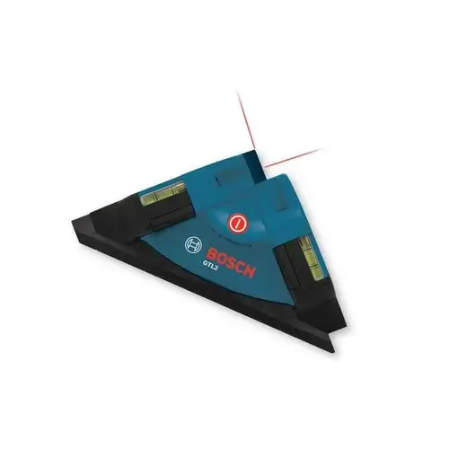 Square Laser Level, 30 ft, +/-1/2 in Accuracy, 2-Beam