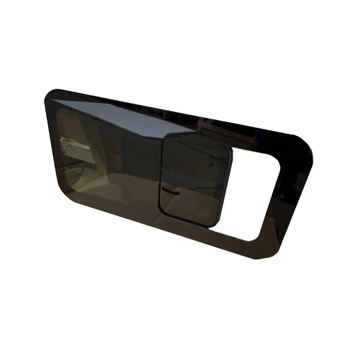 AM Auto UBW-L-HS-Y-6300 P Universal Camper Van Bunk Sliding  Window In Privacy Driver Side Half-Slider Glass 970 x 530