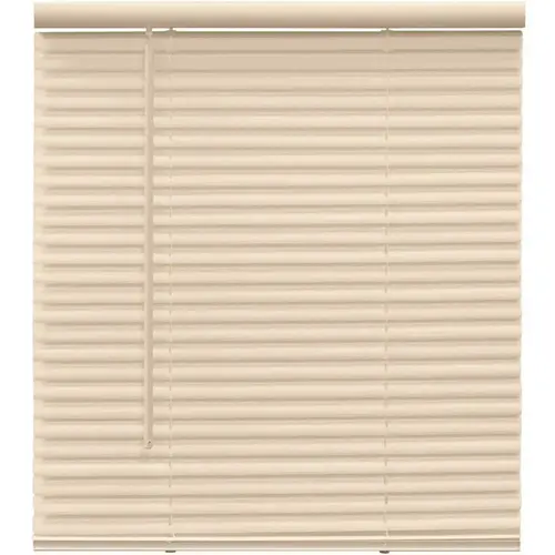 TruTouch 53x64" Cordless 1" Vinyl Mini Blind Alabaster