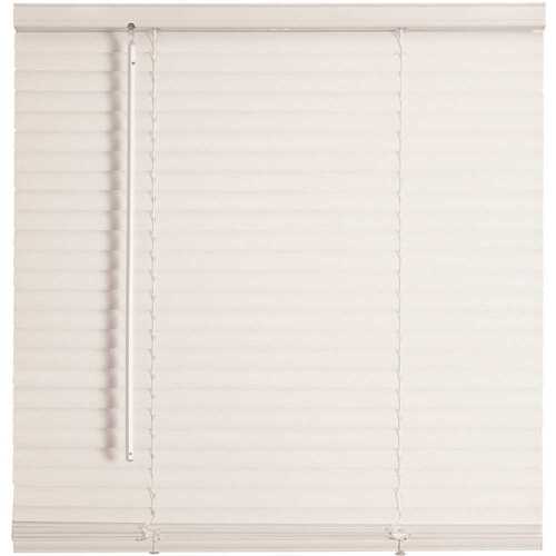 TruTouch White Cordless Light Filtering Vinyl Mini Blinds with 1 in. Slats 24 in. W x 72 in. L