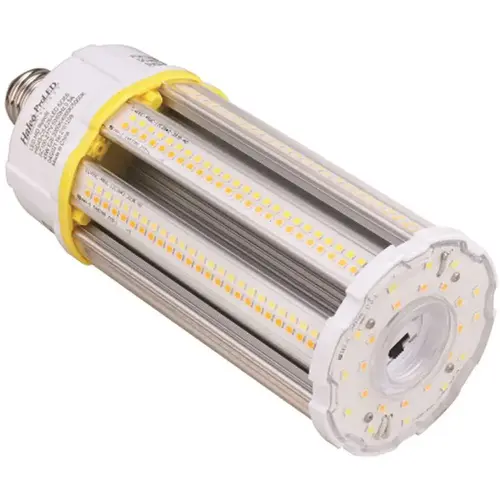 175-Watt Equivalent 45-Watt Corn Cob ED28 HID LED Post Top Bypass Light Bulb Med 120-277-Volt Selectable 300040005000K