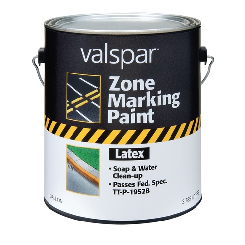 024.0000.007 Zone Marking Paint, Flat, White, 1 gal, Pail