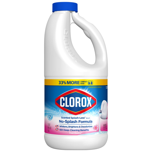 CLOROX 32337 Bleach Splash-Less Fresh Meadow Scent 40 oz