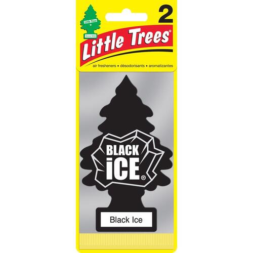 Little Trees U2S-22055-XCP12 Air Freshener Black Ice Scent Solid - pack of 12