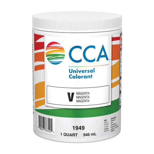 Valspar 1949.05 Paint Colorant CCA V Magenta Oil-Based 1 qt V Magenta