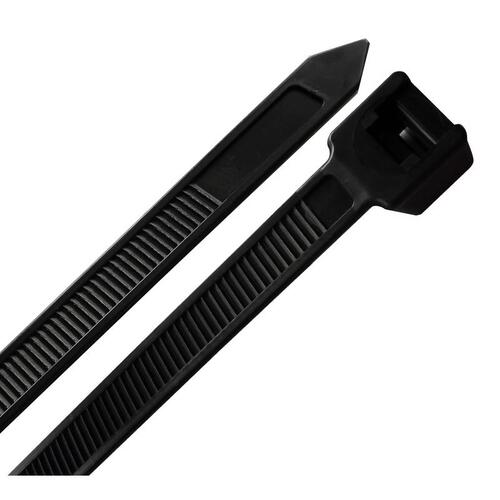 Cable Tie 24" L Black Black