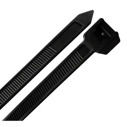 Cable Tie 18" L Black Black