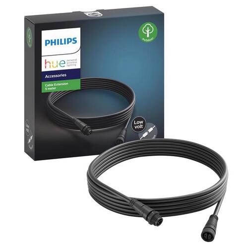 Philips 1742430VN Cable Extension Hue 16 ft. L 1 Ga. Black