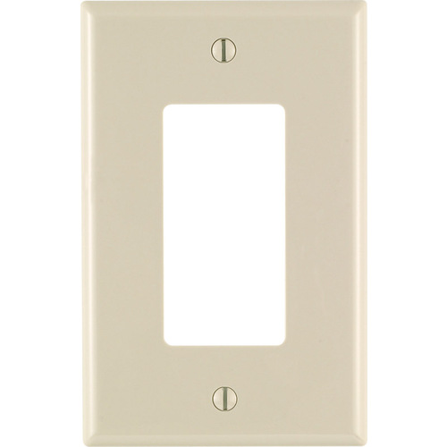 Wall Plate Light Almond 1 gang Nylon GFCI/Rocker Light Almond