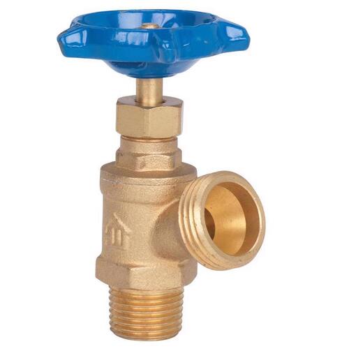 Boiler Drain 1/2" MIP X 3/4" MHT Brass Brass