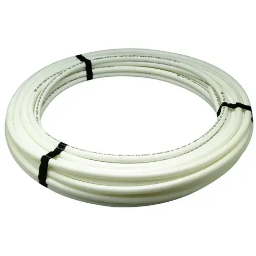 SAFEPEX Pro PEX-A Pipe Tubing, 1/2 in, 100 ft L White