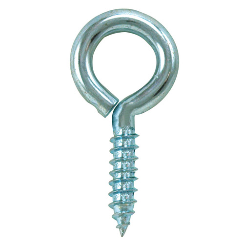 Screw Eye 9/32" D X 2-13/16" L Zinc-Plated Steel 120 lb. cap. Zinc-Plated - pack of 50