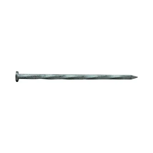 000 Siding Nail, 6d, 2 in L, Steel, Galvanized, Flat Head, Spiral Shank, 1 lb