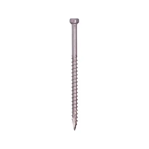 Screw, 1-1/2 in L, Trim Head, Stainless Steel - pack of 100