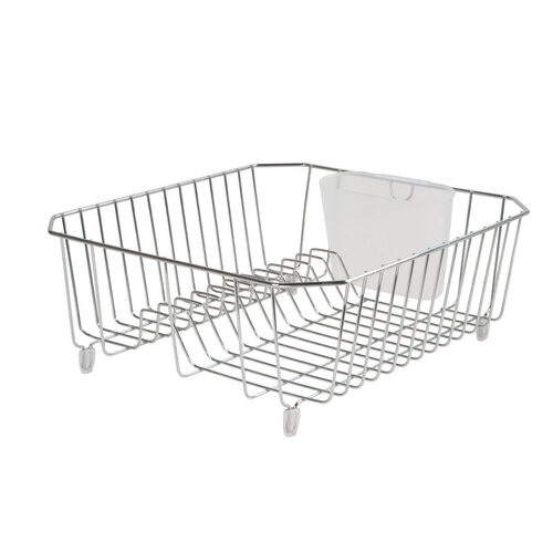 Rubbermaid 2104448 Dish Drainer 14.3" L X 12.4" W X 5.3" H Chrome Steel