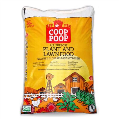 Coop Poop 51331 Plant Fertilizer Organic 2-4-3 40 lb