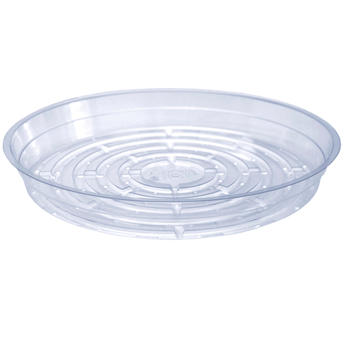 Curtis Wagner Plastics CW1000N Plant Saucer 10" D Vinyl Clear Clear
