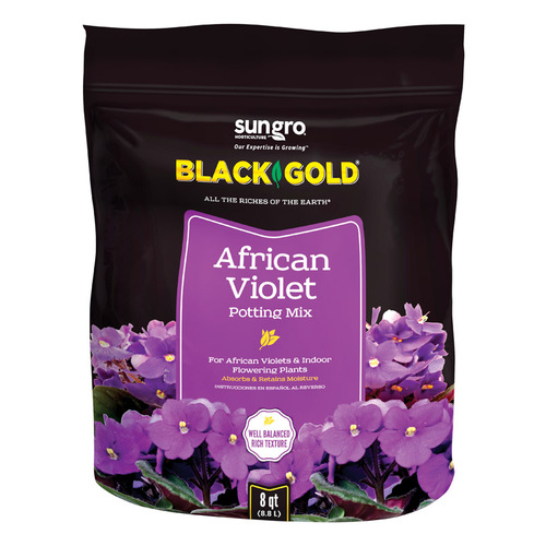 Black Gold 1410502 8QT P Potting Mix Organic African Violet 8 qt