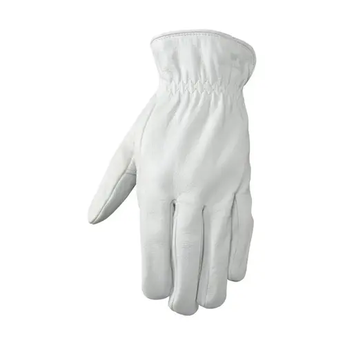 Wells Lamont 1720XL Gloves XL Goatskin Leather Driver Pearl Gray Pearl Gray