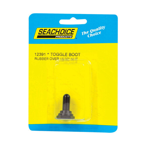 Seachoice 12391 Toggle Boot Seal Brass Black