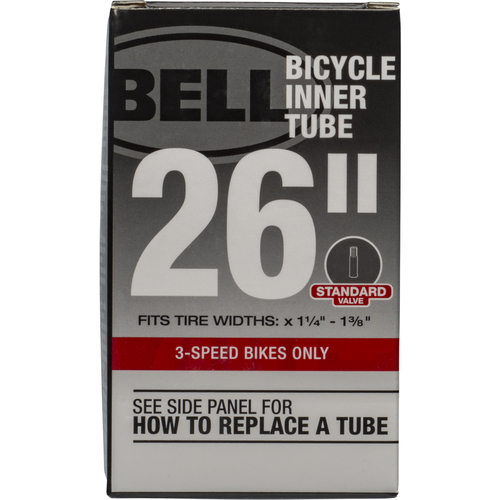 Bell Sports 7109050 Bicycle Inner Tube 26" Rubber