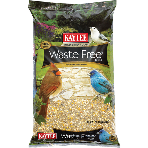 Kaytee 100061910 Wild Bird Food Waste Free Songbird Hulled Sunflower Seed 10 lb