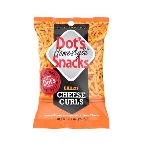 Dot's Homestyle Pretzels 6003 -DP Curl Pretzel, Cheese Flavor, 3.5 oz