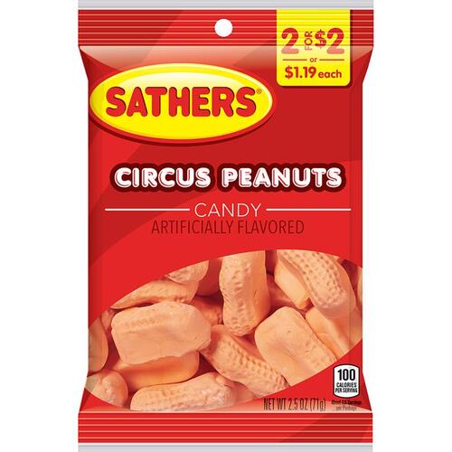 Chewy Candy Circus Peanuts 2-1/2 oz